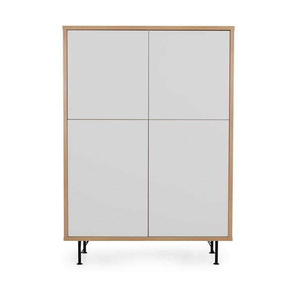 Flow fehér szekrény, 111 x 153 cm - Tenzo