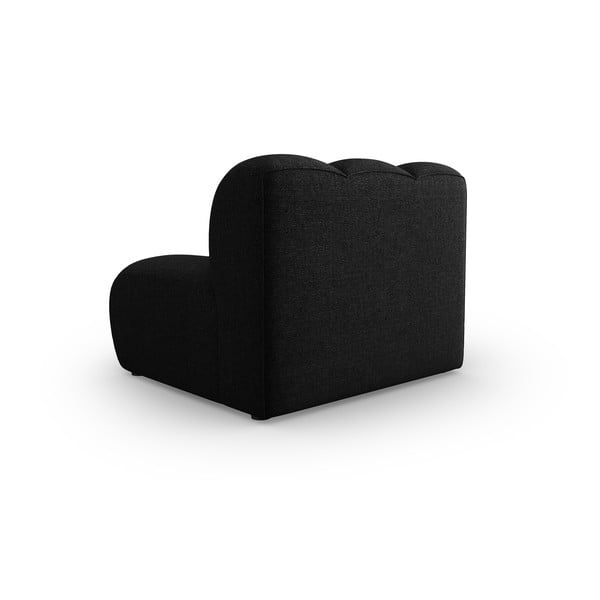 Feketés antracitszürke kanapé modul (középső rész) Lupine – Micadoni Home-image-3