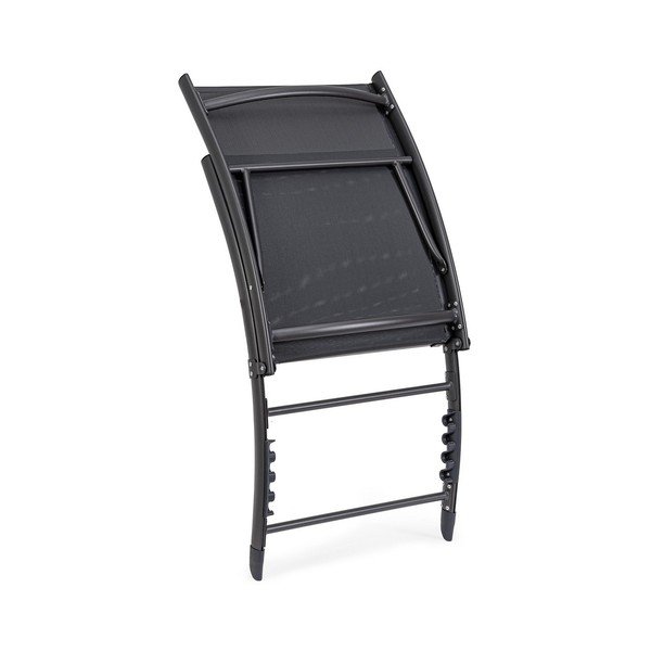 Antracitszürke fém kerti napozóágy Taylor – Bizzotto-image-4