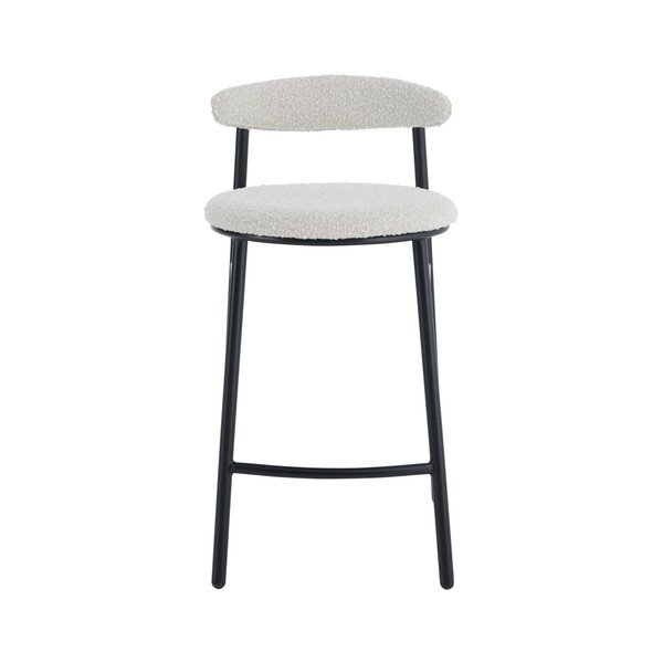 Krémszínű kárpitozott bárszék (ülésmagasság 67 cm) Bloggny – Ellos Home-image-2