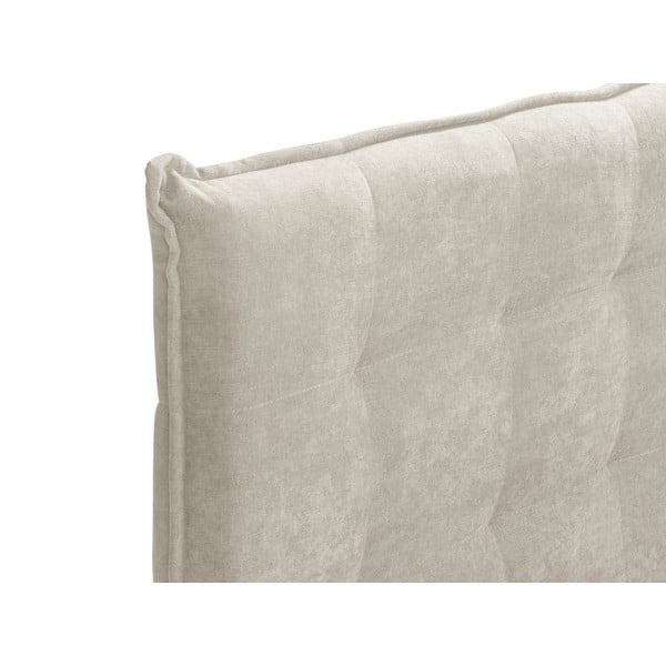 Bézs boxspring ágy tárolóhellyel 160x200 cm Echaveria – Mazzini Beds-image-4