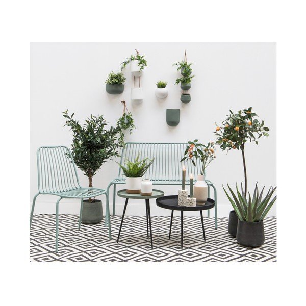 Skittle Doble matt fehér dupla függő kerámiakaspó - PT LIVING-image-2