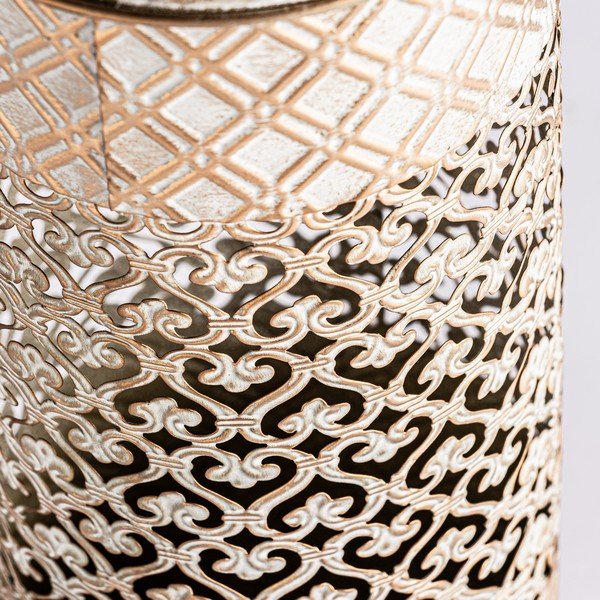 Aranyszínű magas  fém váza Jaipur – Burkina-image-1