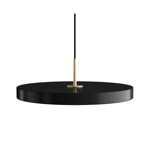 Fekete LED függőlámpa fém búrával ø 43 cm Asteria Medium – UMAGE