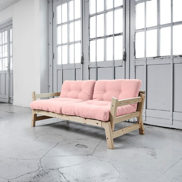Step Natural/Pink Peonie átalakítható kanapé - Karup