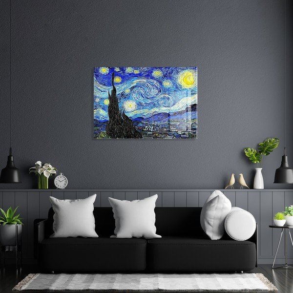Üveg kép 70x50 cm Vincent van Gogh – Wallity-image-2