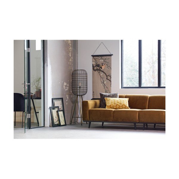 Barna pamut díszpárna, 50 x 50 cm - BePureHome-image-3