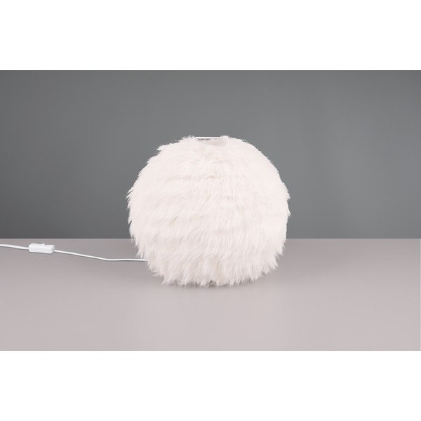 Krémszínű asztali lámpa (magasság 24 cm) Furry – Reality-image-2