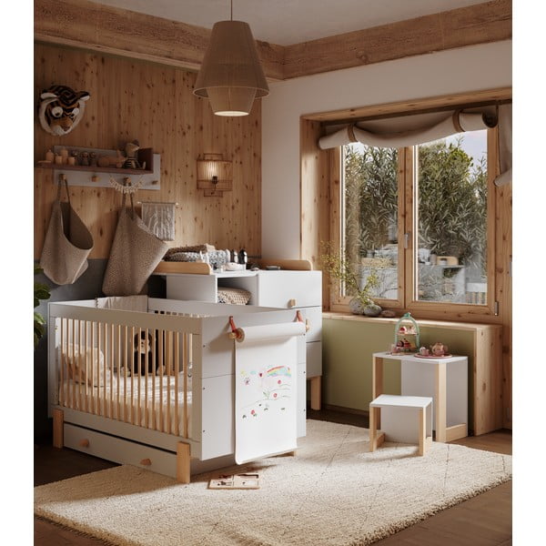 Világosszürke pelenkázó feltét Cube - Pinio-image-4