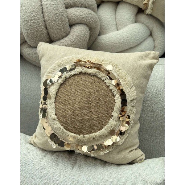 Párnahuzat 43x43 cm Sequins – Mioli Decor-image-4