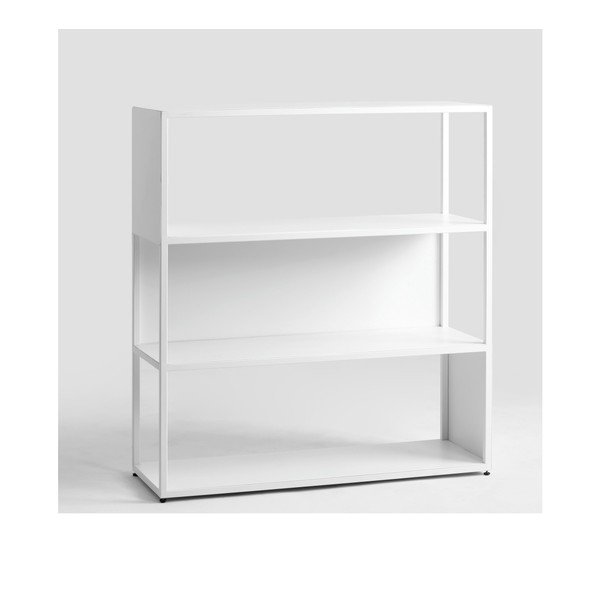 Hyller Side fehér könyvespolc, magassága 110 cm - Custom Form-image-1