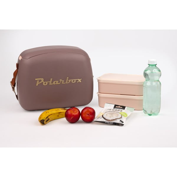 Barna hűtődoboz 6 l Classic Gold – Polarbox-image-4
