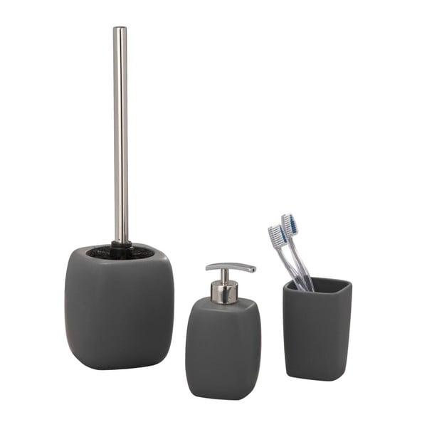 Faro szürke kerámia fogkefetartó pohár - Wenko-image-1