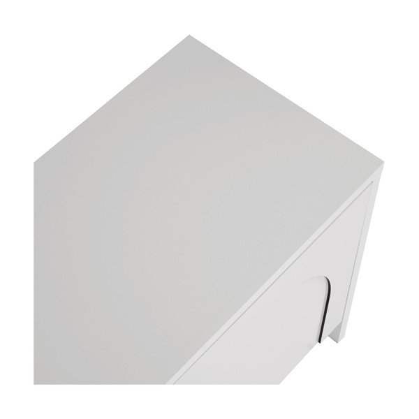Fehér TV-állvány 180x45x32 cm Aurelia – Kalune Design-image-4
