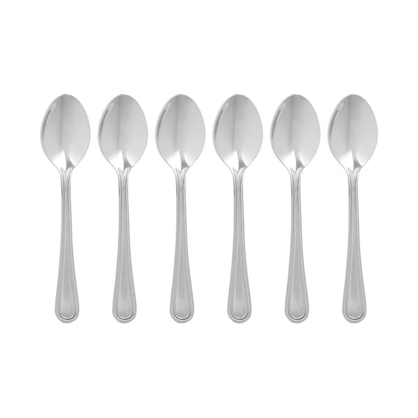 Ezüstszínű rozsdamentes acél evőeszköz 6 db-os Classic – Premier Housewares