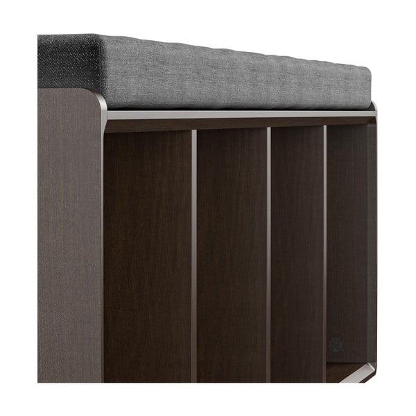 Brittany barna cipőtartó paddal - Novogratz-image-1