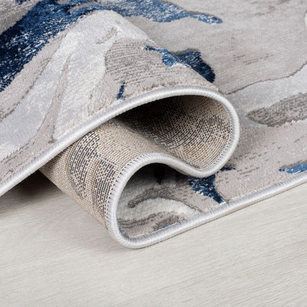 Kék-szürke szőnyeg 80x150 cm Marbled – Flair Rugs-image-3