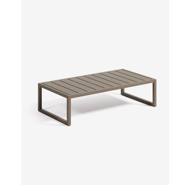 Alumínium kerti dohányzóasztal 60x114 cm Comova – Kave Home-image-1