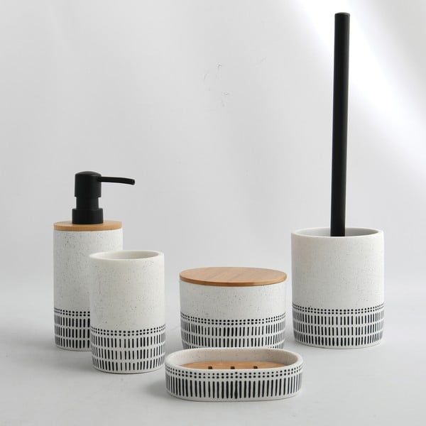 Fehér poligyanta fürdőszobai rendszerező vattakorongokhoz Yuma – Spirella-image-1