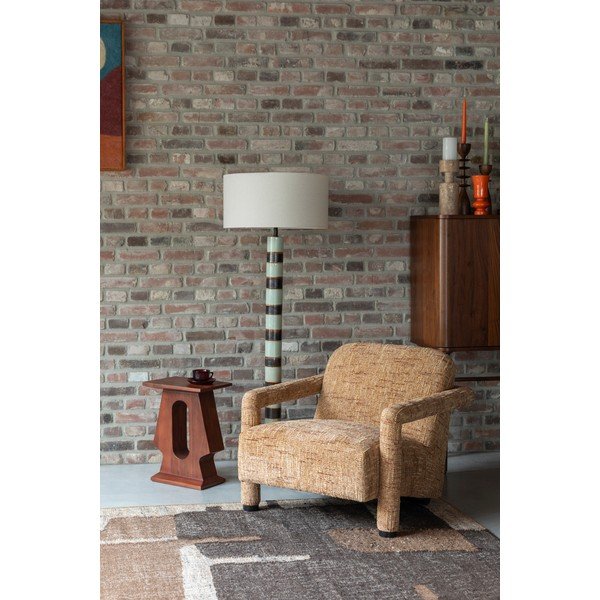 Sárga zsenília fotel Kent – Dutchbone-image-1