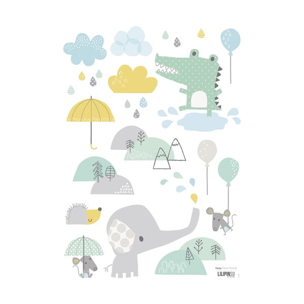 Matrica lap 30x42 cm Smile It'S Raining – Lilipinso