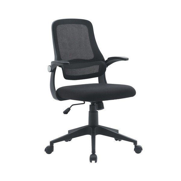 Fekete kárpitozott irodai szék Gilmore – Yes Everyday