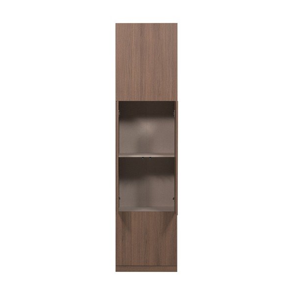 Sötét natúr színű moduláris szekrény 54x215 cm Build – WOOOD