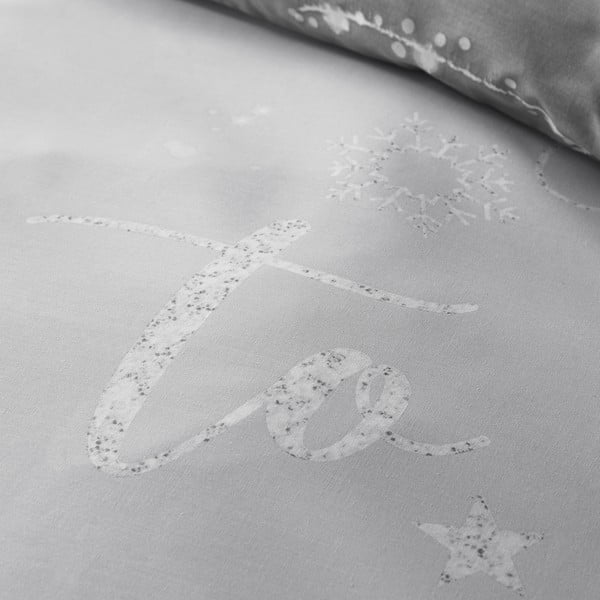 Szürke egyszemélyes ágyneműhuzat 135x200 cm A Lot Like Christmas – Catherine Lansfield-image-4