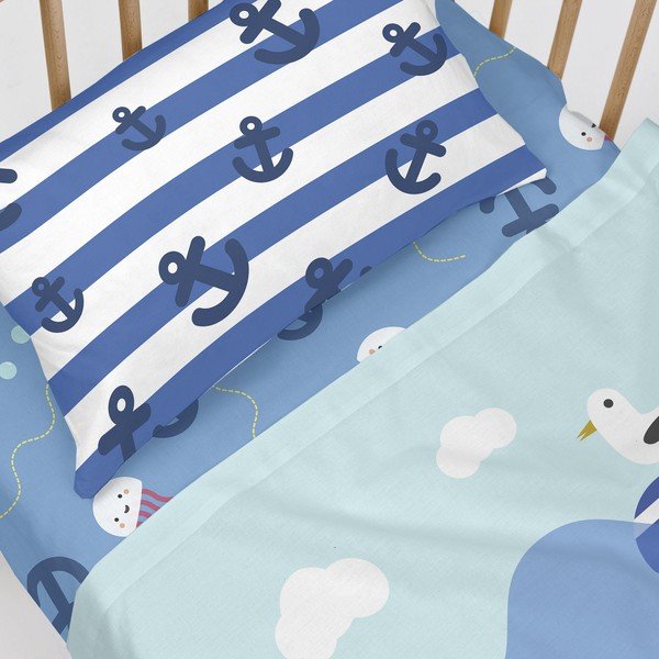 Yellow Submarine gyerek pamut lepedő, 120 x 60 cm - Happynois-image-4