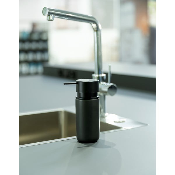 Black Outdoor Kitchen Silo fekete kerámia szappanadagoló - Wenko-image-1