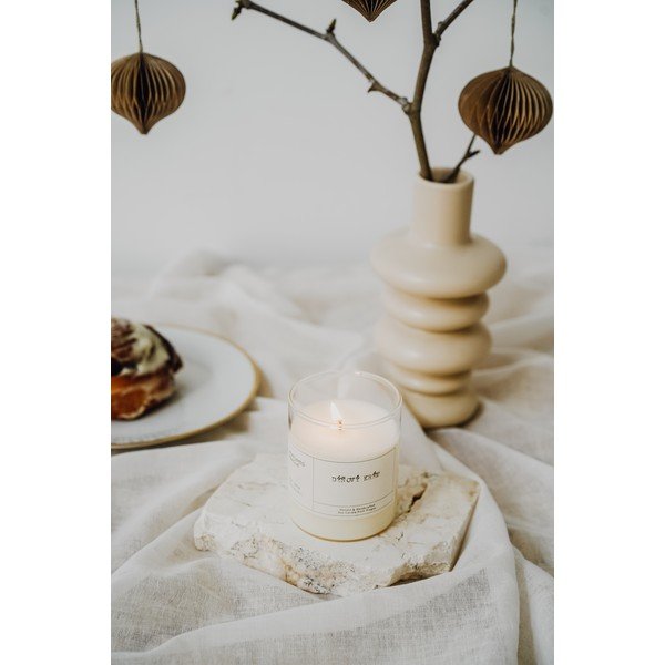 Illatos szójaviasz gyertya égési idő 40 ó #73 Pumpkin Cream – Perfumed Prague-image-3