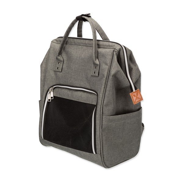 Szürke állíthordozó hátizsák 22x32 cm Trixie Ava – Plaček Pet Products