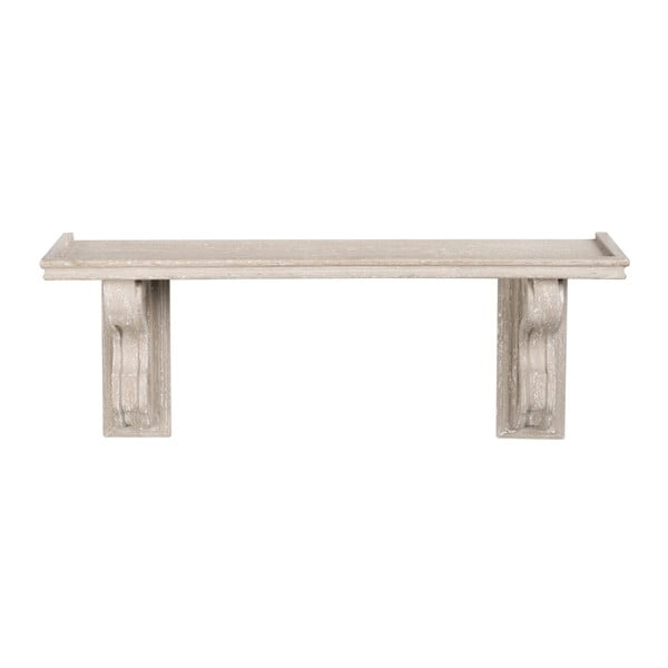 Fehér mangófa fali polc 76 cm – Ixia