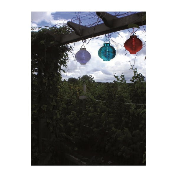 Fehér kültéri napelemes LED lampion, ø 20 cm - Star Trading-image-4