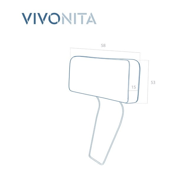 Harlem világoszöld fejtámasz kanapéhoz - Vivonita-image-1