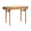 Íróasztal tölgyfa dekorral 60x120 cm Carno – Unique Furniture