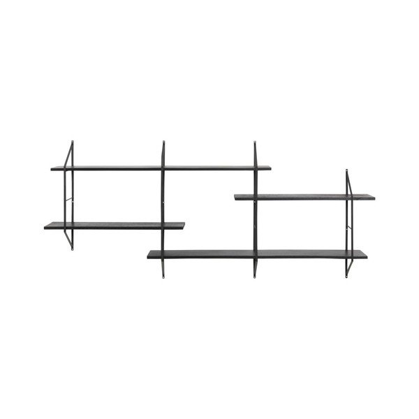 Belfast fekete fali polc - Actona-image-3