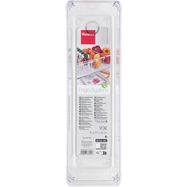 Műanyag hűtőszekrény rendszerező 37x10 cm – Metaltex-image-3