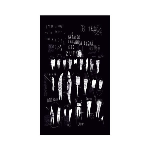 Black&White Teeth kép, 41 x 70 cm
