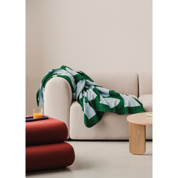 Zöld-kék takaró 150x200 cm Gilli – noo.ma-image-3