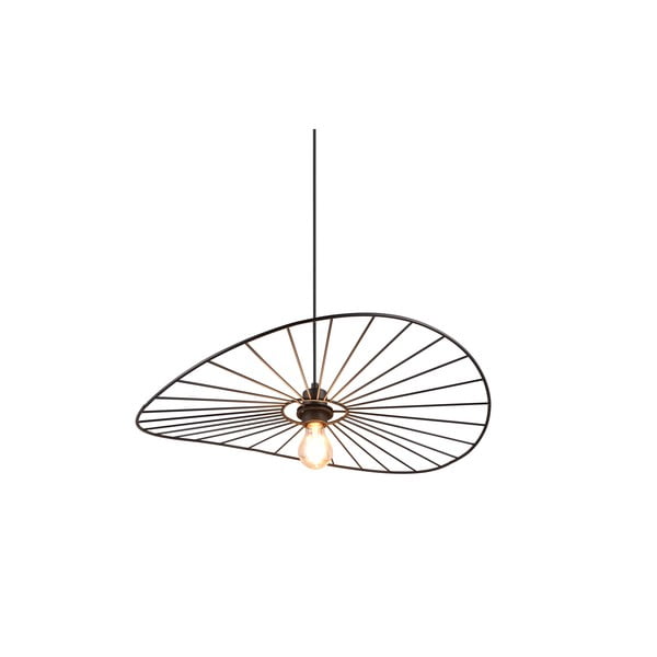 Matt fekete függőlámpa ø 60 cm Chapeau – Reality-image-4