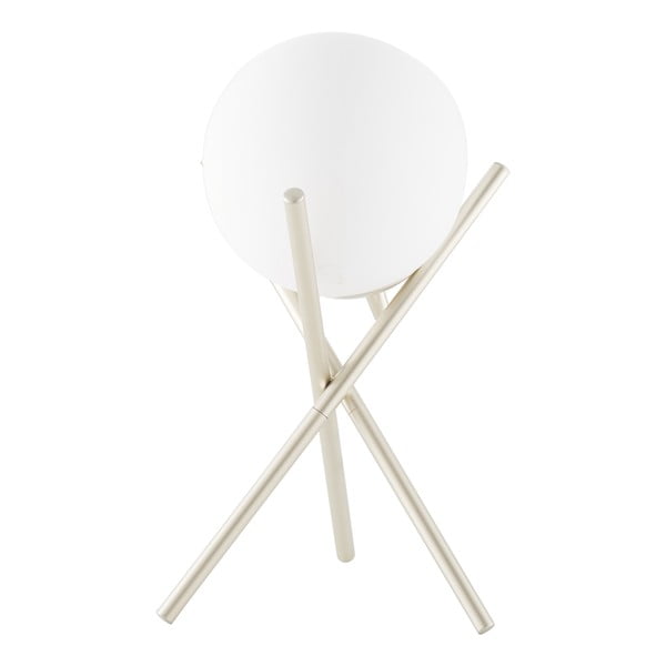 Erik fehér asztali lámpa üvegburával, magasság 33 cm - Westwing Collection