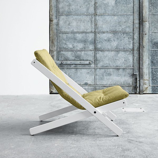 Boogie White/Avocado Green összecsukható fotel - Karup-image-1