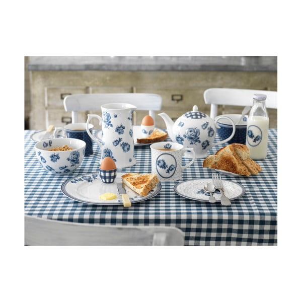 Vintage Indigo 6 darab parafa poháralátét, 10,5 x 10,5 cm - Creative Tops-image-2