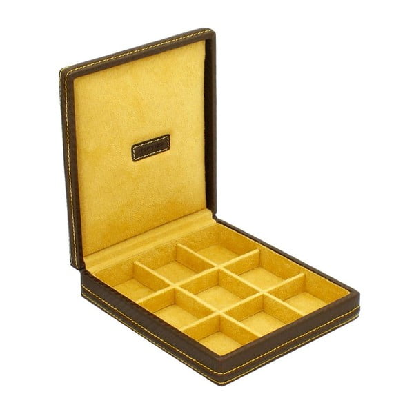 Carbon arany színű mandzsettatartó doboz - Friedrich Lederwaren