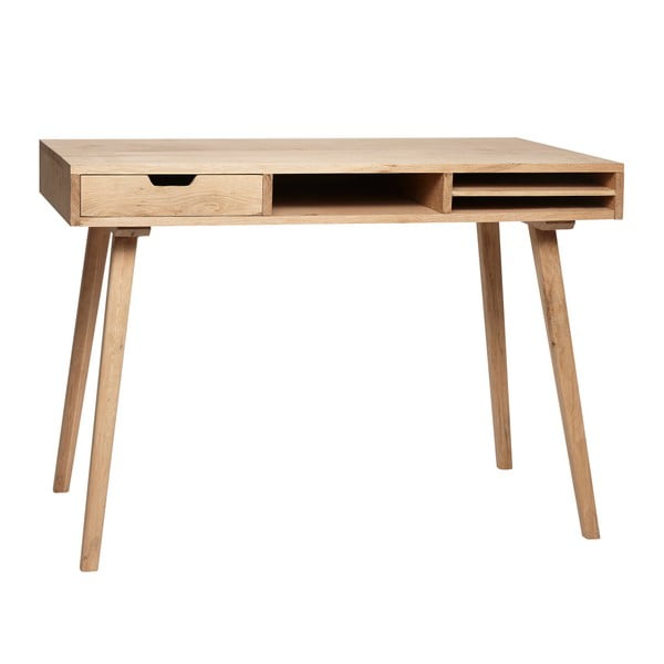 Keld tölgyfa íróasztal fiókkal - Hübsch
