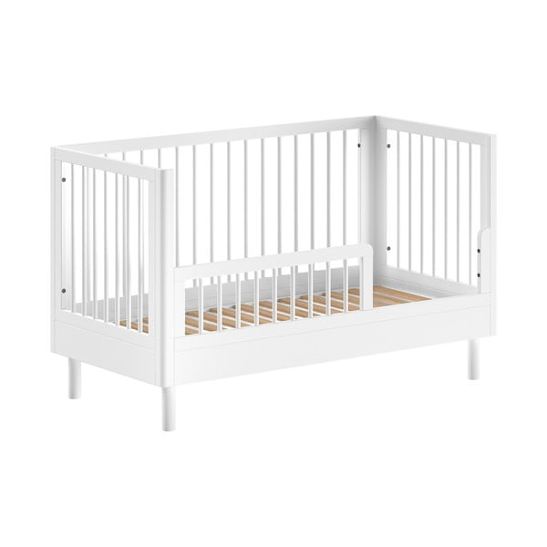 Fehér bükkfa babaágy 70x140 cm Forrest – Vipack-image-2