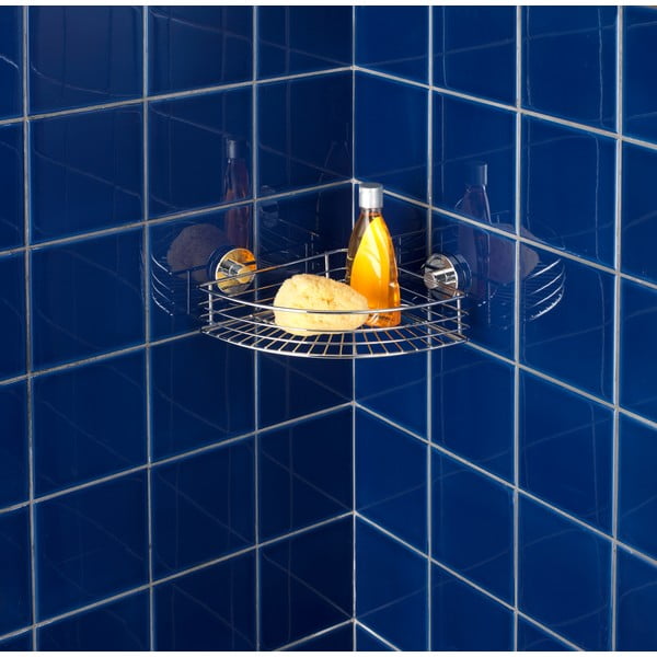 Vacuum-Loc öntapadós sarokpolc, max. 33 kg - Wenko-image-1