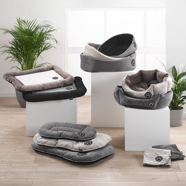 Világosbarna fekhely kutyáknak ø 60 cm – Love Story-image-1