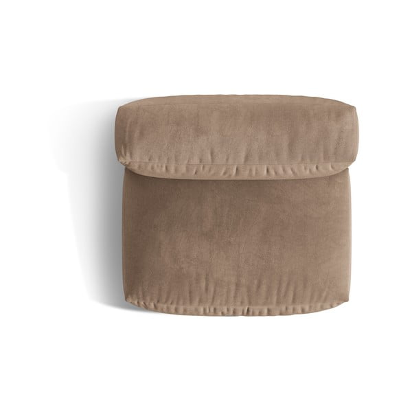 Világosbarna bársony kanapé modul (középső rész) Martina – Micadoni -image-3